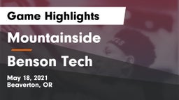 Mountainside  vs Benson Tech  Game Highlights - May 18, 2021