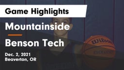 Mountainside  vs Benson Tech  Game Highlights - Dec. 2, 2021