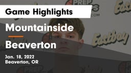 Mountainside  vs Beaverton  Game Highlights - Jan. 18, 2022