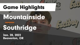 Mountainside  vs Southridge  Game Highlights - Jan. 28, 2022