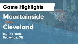 Mountainside  vs Cleveland  Game Highlights - Dec. 18, 2018