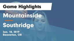 Mountainside  vs Southridge  Game Highlights - Jan. 18, 2019