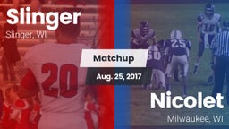 Matchup: Slinger  vs. Nicolet  2017