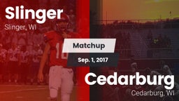 Matchup: Slinger  vs. Cedarburg  2017