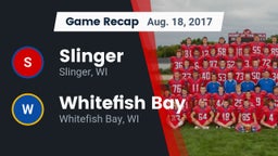 Recap: Slinger  vs. Whitefish Bay  2017