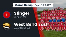 Recap: Slinger  vs. West Bend East  2017