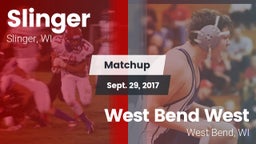 Matchup: Slinger  vs. West Bend West  2017