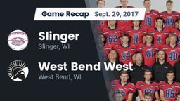Recap: Slinger  vs. West Bend West  2017