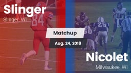 Matchup: Slinger  vs. Nicolet  2018