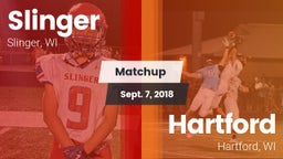 Matchup: Slinger  vs. Hartford  2018