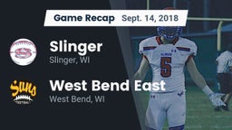 Recap: Slinger  vs. West Bend East  2018