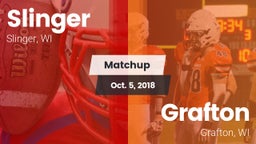 Matchup: Slinger  vs. Grafton  2018
