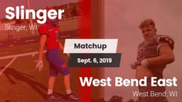 Matchup: Slinger  vs. West Bend East  2019