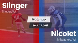 Matchup: Slinger  vs. Nicolet  2019