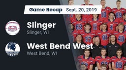 Recap: Slinger  vs. West Bend West  2019