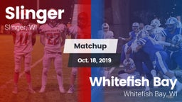 Matchup: Slinger  vs. Whitefish Bay  2019