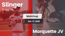 Matchup: Slinger  vs. Marquette JV 2019