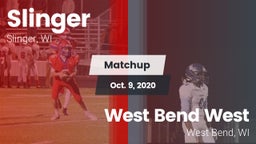 Matchup: Slinger  vs. West Bend West  2020