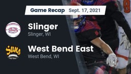 Recap: Slinger  vs. West Bend East  2021