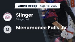 Recap: Slinger  vs. Menomonee Falls JV 2022