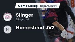 Recap: Slinger  vs. Homestead JV2 2021
