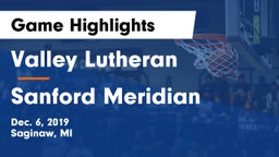 Valley Lutheran  vs Sanford Meridian Game Highlights - Dec. 6, 2019