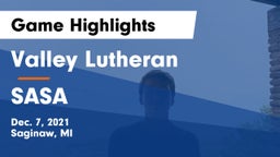 Valley Lutheran  vs SASA Game Highlights - Dec. 7, 2021