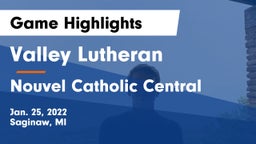 Valley Lutheran  vs Nouvel Catholic Central  Game Highlights - Jan. 25, 2022
