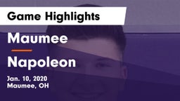 Maumee  vs Napoleon Game Highlights - Jan. 10, 2020