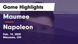 Maumee  vs Napoleon Game Highlights - Feb. 14, 2020