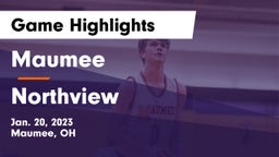 Maumee  vs Northview  Game Highlights - Jan. 20, 2023