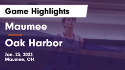 Maumee  vs Oak Harbor  Game Highlights - Jan. 23, 2023