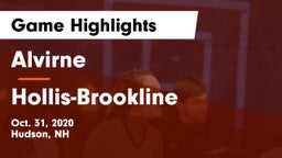 Alvirne  vs Hollis-Brookline  Game Highlights - Oct. 31, 2020