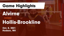 Alvirne  vs Hollis-Brookline  Game Highlights - Oct. 8, 2021