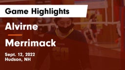 Alvirne  vs Merrimack  Game Highlights - Sept. 12, 2022