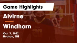 Alvirne  vs Windham  Game Highlights - Oct. 3, 2022