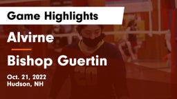 Alvirne  vs Bishop Guertin  Game Highlights - Oct. 21, 2022