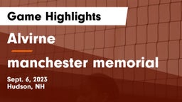Alvirne  vs manchester memorial  Game Highlights - Sept. 6, 2023
