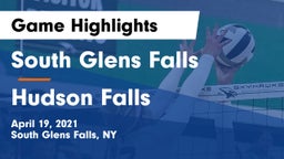 South Glens Falls  vs Hudson Falls  Game Highlights - April 19, 2021