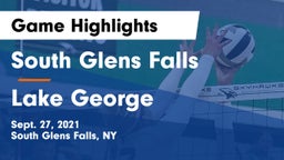 South Glens Falls  vs Lake George  Game Highlights - Sept. 27, 2021