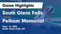 South Glens Falls  vs Pelham Memorial  Game Highlights - Sept. 12, 2022