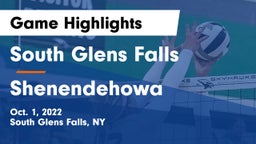 South Glens Falls  vs Shenendehowa  Game Highlights - Oct. 1, 2022