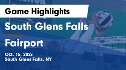 South Glens Falls  vs Fairport  Game Highlights - Oct. 15, 2022