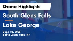 South Glens Falls  vs Lake George  Game Highlights - Sept. 23, 2023