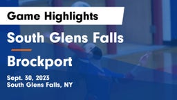 South Glens Falls  vs Brockport  Game Highlights - Sept. 30, 2023