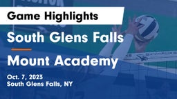 South Glens Falls  vs Mount Academy Game Highlights - Oct. 7, 2023