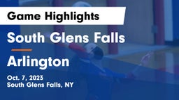 South Glens Falls  vs Arlington  Game Highlights - Oct. 7, 2023