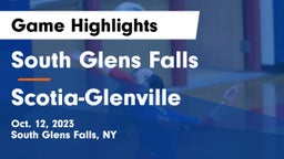 South Glens Falls  vs Scotia-Glenville  Game Highlights - Oct. 12, 2023