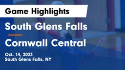 South Glens Falls  vs Cornwall Central  Game Highlights - Oct. 14, 2023