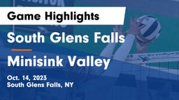 South Glens Falls  vs Minisink Valley  Game Highlights - Oct. 14, 2023